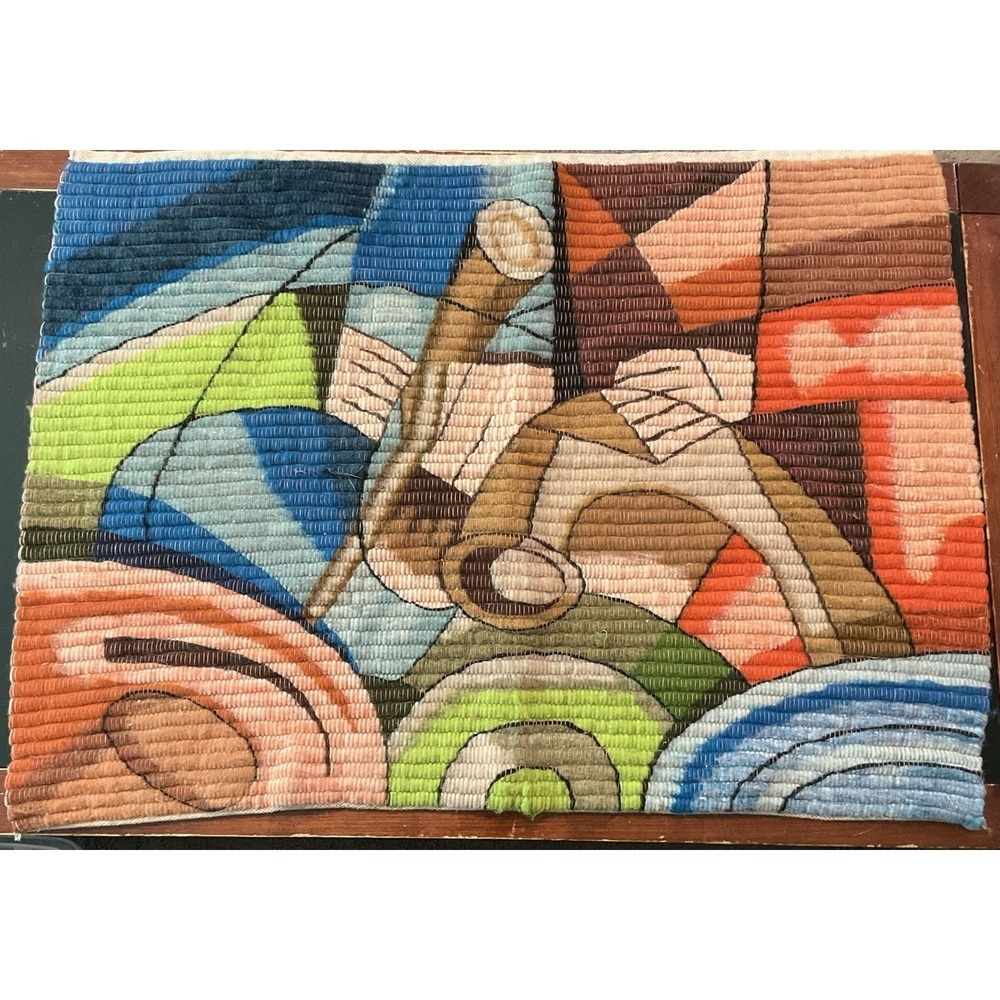 Ten Thousand Villages Tapestry Folk Art‎ .walldecor 35" X32" Made In Peru - Tags - Picture 2 of 7